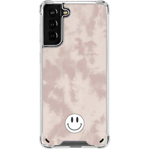 Taupe Tie Dye Galaxy S21 Plus 5G Clear Case