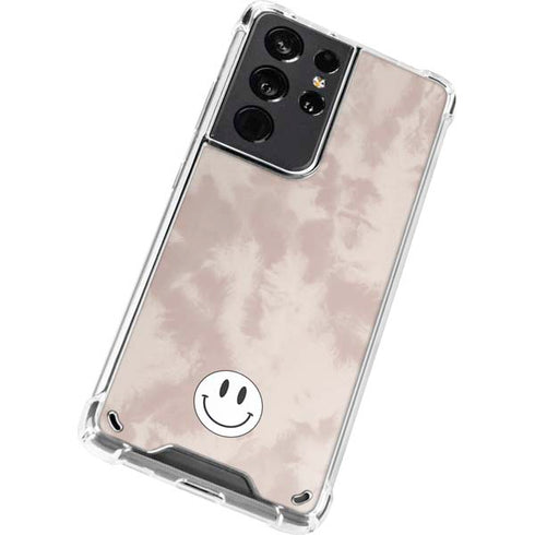 Taupe Tie Dye Galaxy S21 Ultra 5G Clear Case
