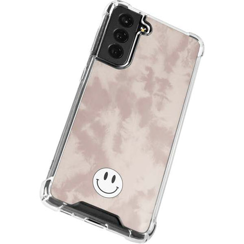 Taupe Tie Dye Galaxy S22 Plus Clear Case