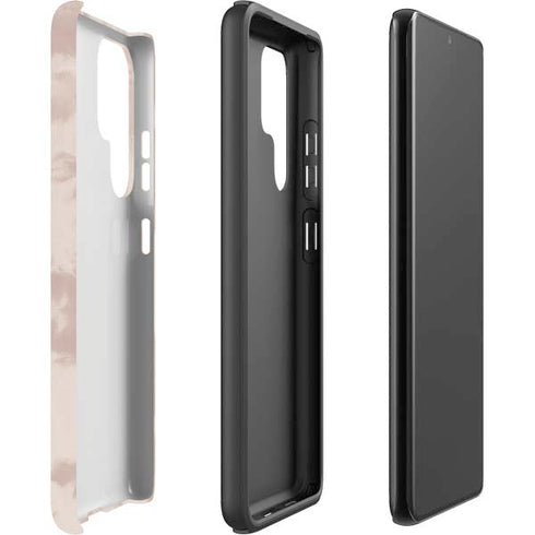 Taupe Tie Dye Galaxy S22 Ultra Pro Case