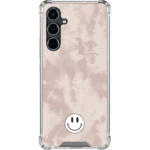 Taupe Tie Dye Galaxy S23 FE Clear Case