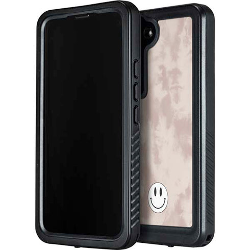 Taupe Tie Dye Galaxy S23 Plus Waterproof Case