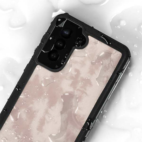 Taupe Tie Dye Galaxy S23 Waterproof Case