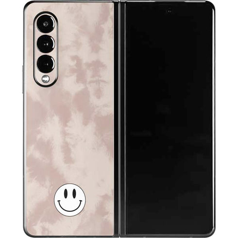 Taupe Tie Dye Galaxy Z Fold3 5G Skin