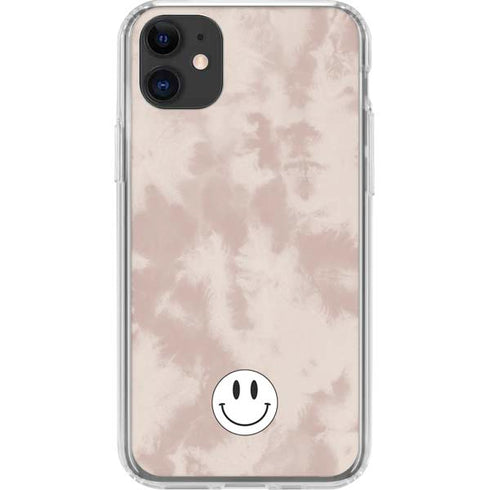 Taupe Tie Dye iPhone 11 Clear Case