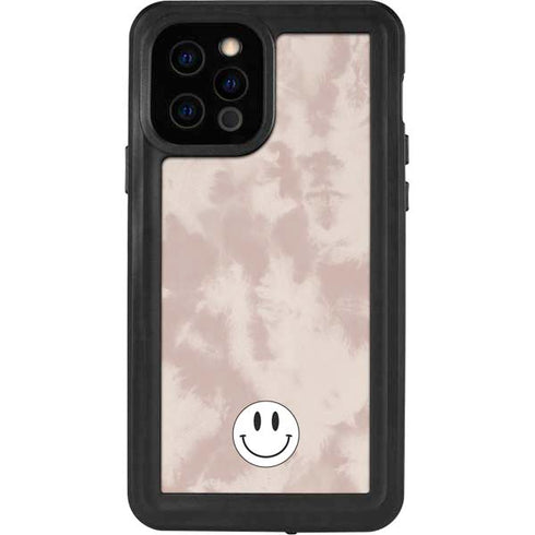 Taupe Tie Dye iPhone 12 Pro Waterproof Case
