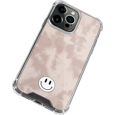 Taupe Tie Dye iPhone 13 Pro Clear Case