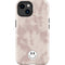 Taupe Tie Dye iPhone 14 Plus Impact Case