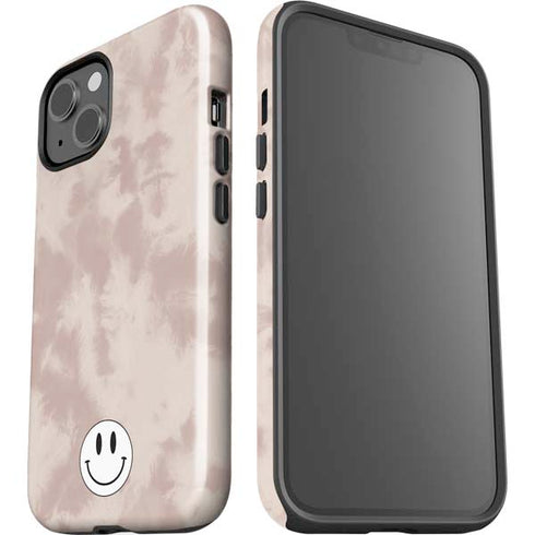 Taupe Tie Dye iPhone 15 Plus Impact Case