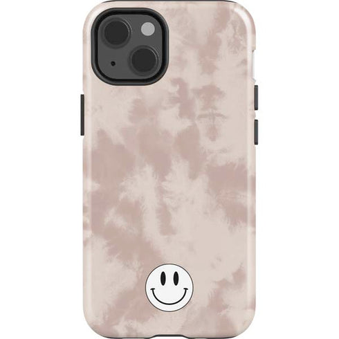 Taupe Tie Dye iPhone 15 Impact Case