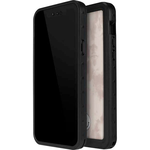 Taupe Tie Dye iPhone 14 Pro Max Waterproof Case