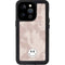 Taupe Tie Dye iPhone 14 Pro Waterproof Case