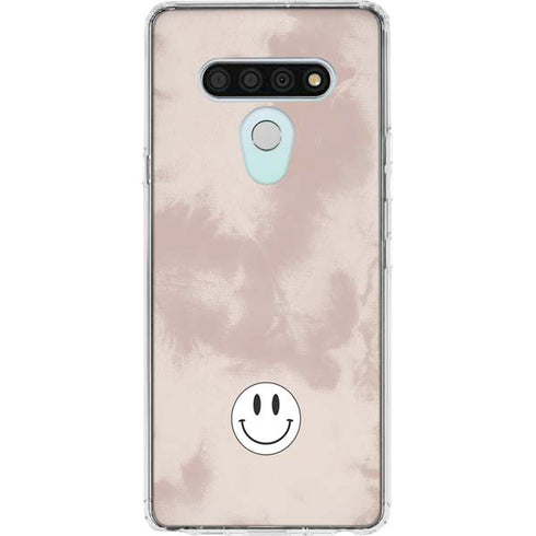 Taupe Tie Dye LG Stylo 6 Clear Case