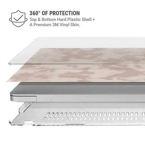 Taupe Tie Dye MacBook Air 15in (2023-2025) Case plus Skin