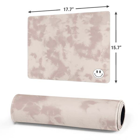 Taupe Tie Dye Gaming Mouse Pad