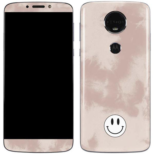 Taupe Tie Dye Moto E5 Plus Skin