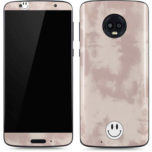 Taupe Tie Dye Moto G6 Skin