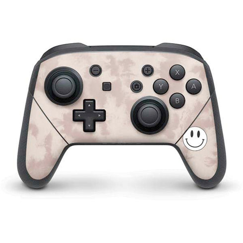 Taupe Tie Dye Nintendo Switch Pro Controller Skin