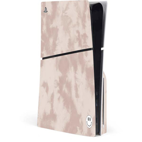 Taupe Tie Dye PS5 Slim Disk Console Skin