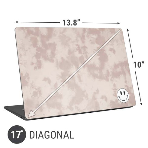 Taupe Tie Dye Universal Laptop 17in (13.8 x 10in) Skin