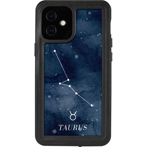 Taurus Constellation iPhone 12 Mini Waterproof Case