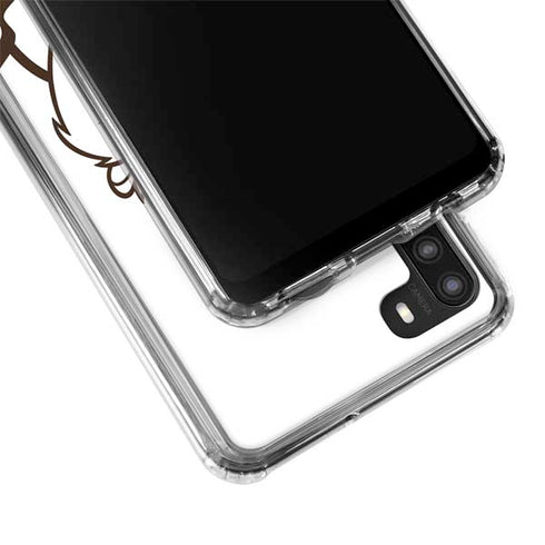 Looney Tunes Taz Big Head Galaxy A21 Clear Case