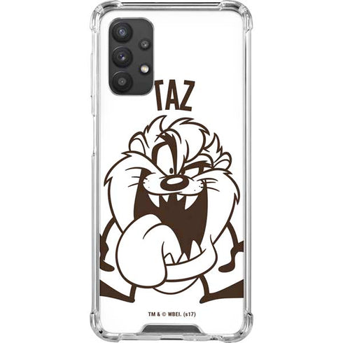 Looney Tunes Taz Big Head Galaxy A32 5G Clear Case