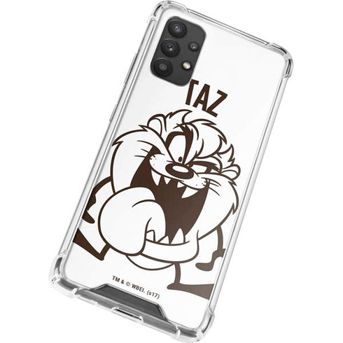 Looney Tunes Taz Big Head Galaxy A32 5G Clear Case
