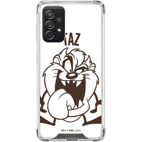 Looney Tunes Taz Big Head Galaxy A72 5G Clear Case