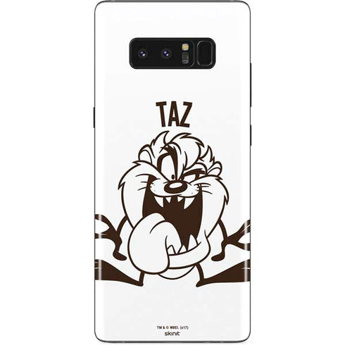 Looney Tunes Taz Big Head Galaxy Note 8 Skin