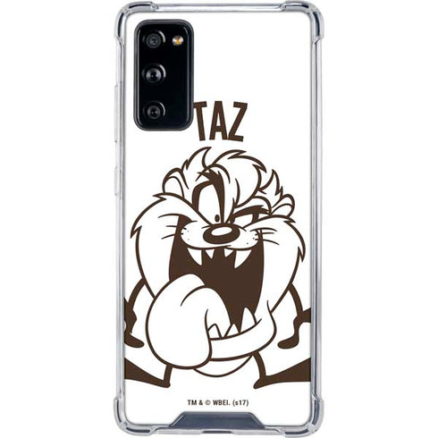 Looney Tunes Taz Big Head Galaxy S20 FE Clear Case