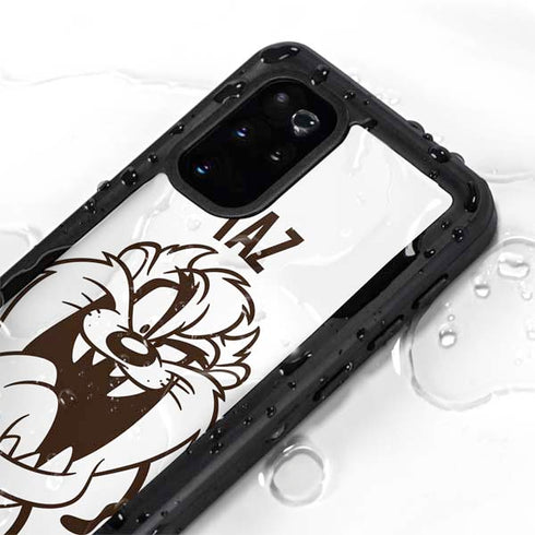 Looney Tunes Taz Big Head Galaxy S20 Plus Waterproof Case