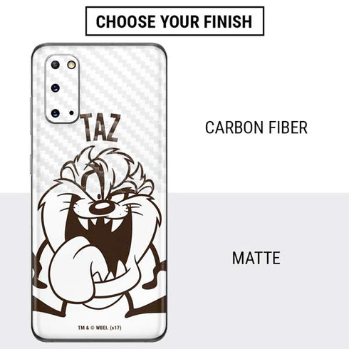 Looney Tunes Taz Big Head Galaxy S20 Skin