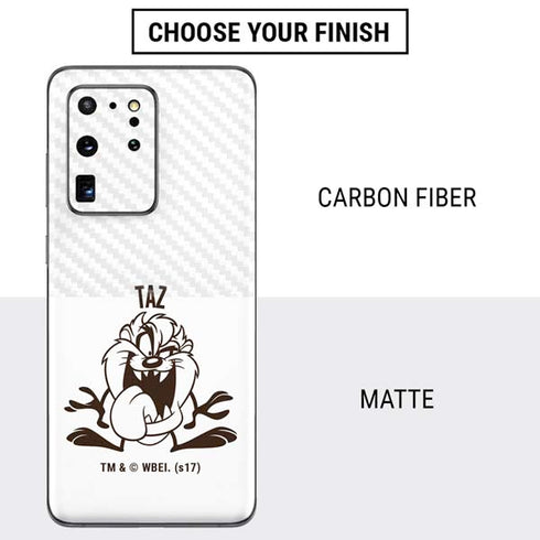 Looney Tunes Taz Big Head Galaxy S20 Ultra 5G Skin