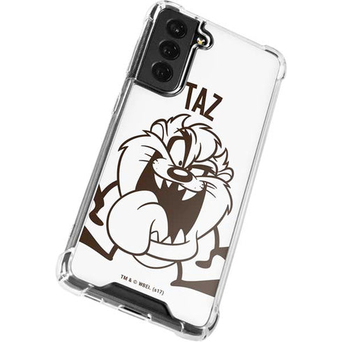 Looney Tunes Taz Big Head Galaxy S21 FE Clear Case