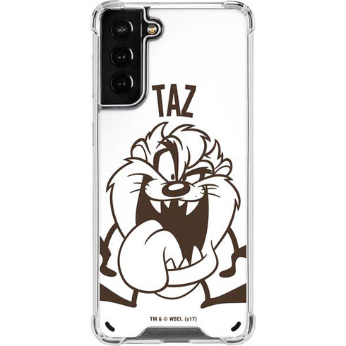 Looney Tunes Taz Big Head Galaxy S21 Plus 5G Clear Case