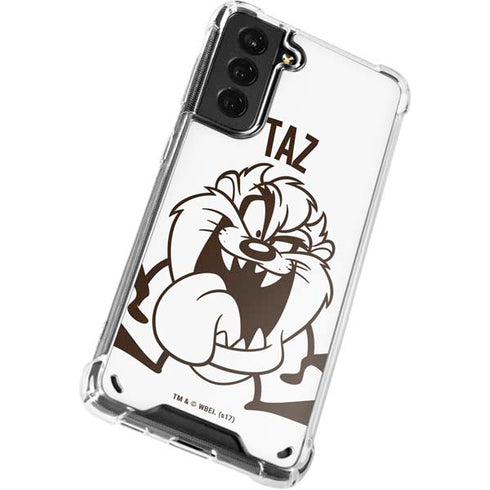 Looney Tunes Taz Big Head Galaxy S21 Plus 5G Clear Case
