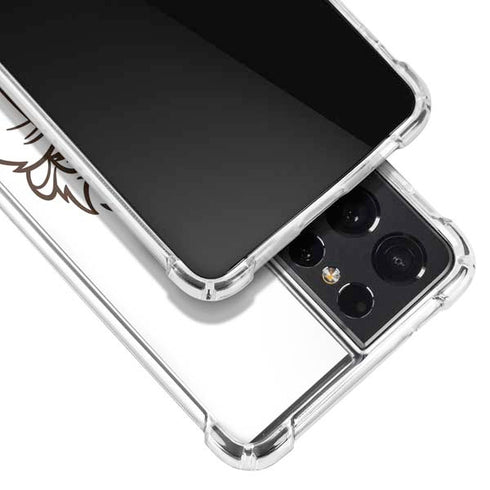 Looney Tunes Taz Big Head Galaxy S21 Ultra 5G Clear Case