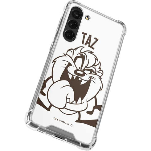 Looney Tunes Taz Big Head Galaxy S23 Plus Clear Case