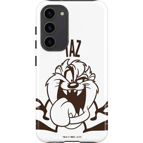 Looney Tunes Taz Big Head Galaxy S23 Plus Pro Case