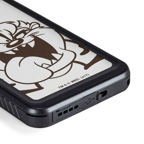 Looney Tunes Taz Big Head Galaxy S23 Plus Waterproof Case