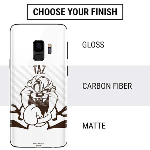 Looney Tunes Taz Big Head Galaxy S9 Skin