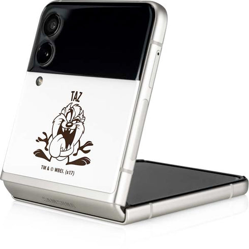 Looney Tunes Taz Big Head Galaxy Z Flip3 5G Skin