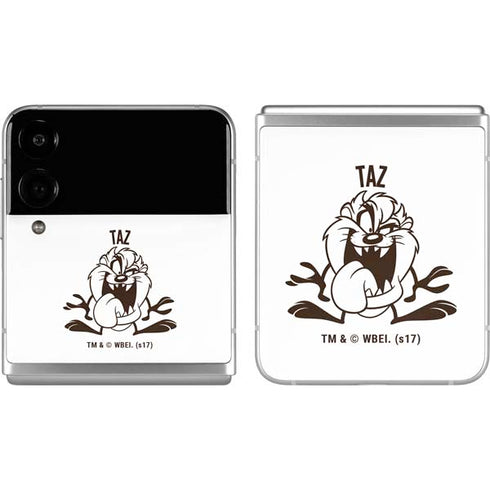 Looney Tunes Taz Big Head Galaxy Z Flip4 5G Skin