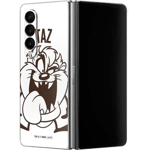 Looney Tunes Taz Big Head Galaxy Z Fold4 5G Skin