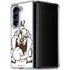 Looney Tunes Taz Big Head Galaxy Z Fold5 5G Clear Case