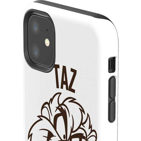 Looney Tunes Taz Big Head iPhone 11 Impact Case