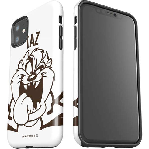 Looney Tunes Taz Big Head iPhone 11 Impact Case