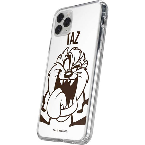 Looney Tunes Taz Big Head iPhone 11 Pro Clear Case
