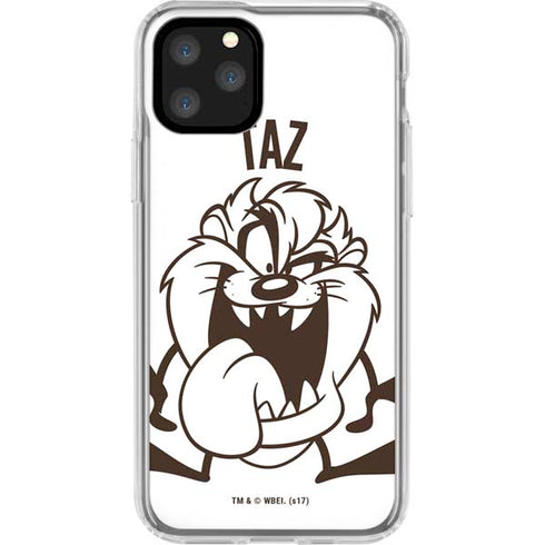 Looney Tunes Taz Big Head iPhone 11 Pro Clear Case